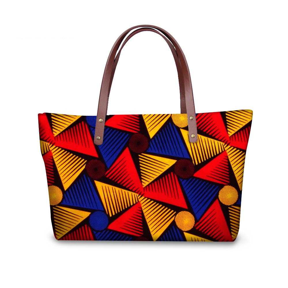 AfroBoho Vigilant Eye-Patterned Handbag-Afroadorn 