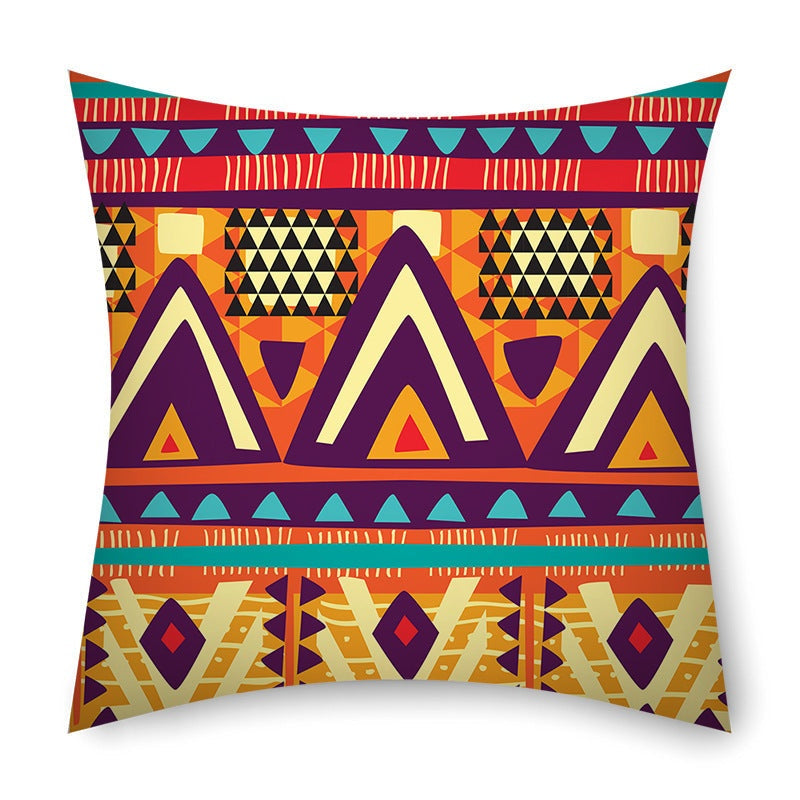 Pan-African Pride Geometric Pillow Case-Afroadorn 