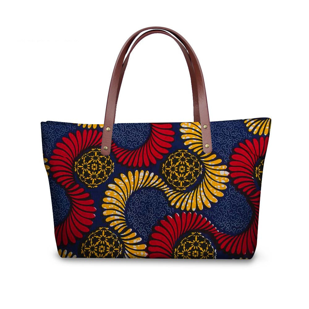 AfroBoho Vigilant Eye-Patterned Handbag-Afroadorn 