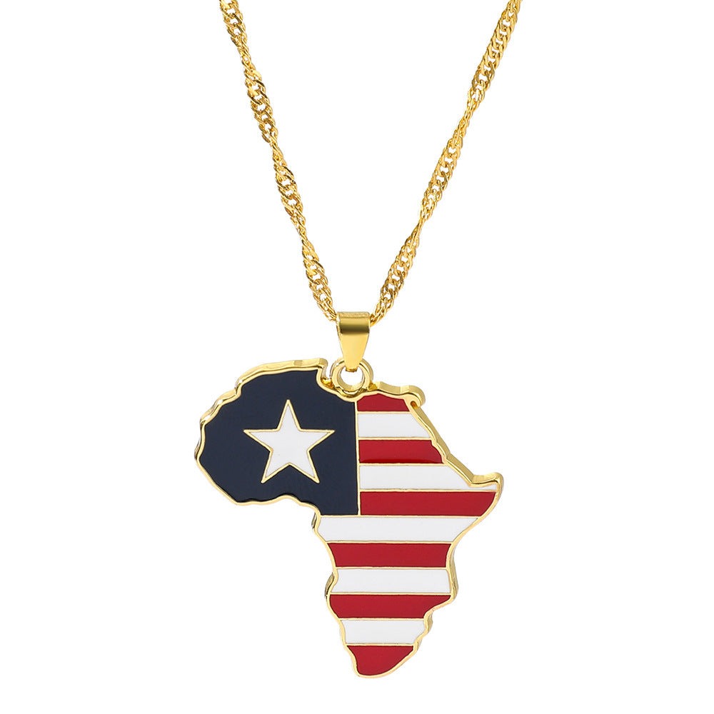 United Colors of Africa Pendant Necklace-Afroadorn 