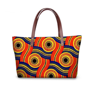 AfroBoho Vigilant Eye-Patterned Handbag-Afroadorn 